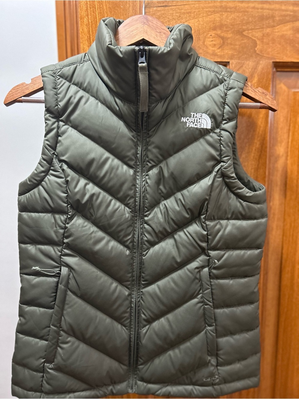 The North Face Women's Olive Green Insulated Puffer Vest
